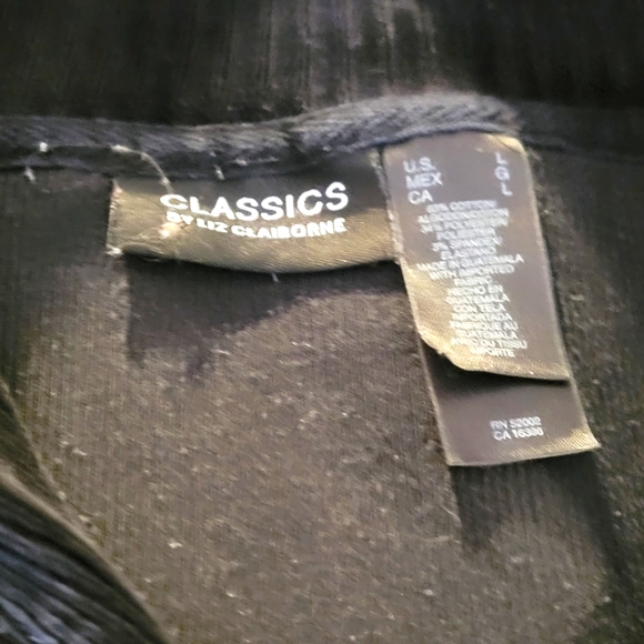 Liz Claiborne Velour Track Suit - Picture 2 of 5